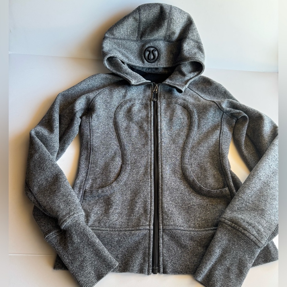 Lululemon Scuba Plush Hoodie Full Zip Jacket Size 8 - Picture 3 of 10